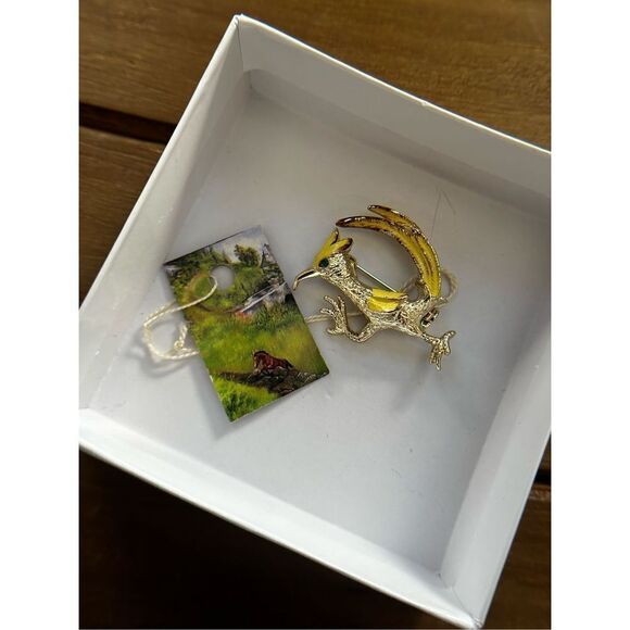 Gerry’s signed roadrunner brooch pin - Picture 1 of 9